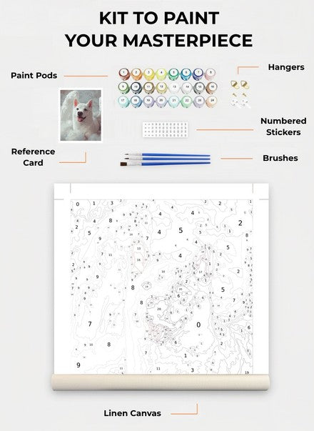 Custom Paint By Numbers Kit