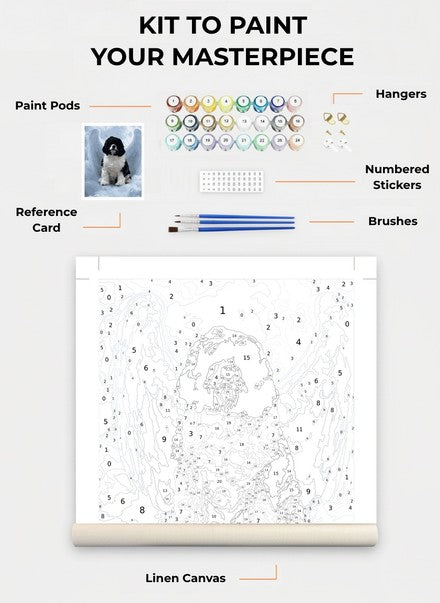 Custom Paint By Numbers Kit