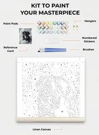 Custom Paint By Numbers Kit