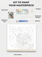 Custom Paint By Numbers Kit