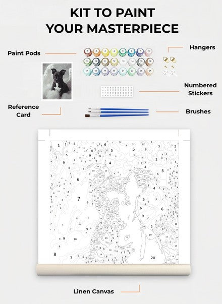 Custom Paint By Numbers Kit