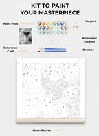 Custom Paint By Numbers Kit