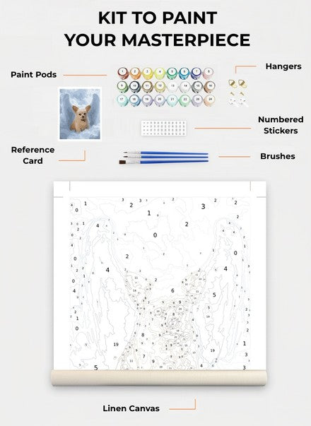 Custom Paint By Numbers Kit