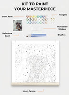 Custom Paint By Numbers Kit