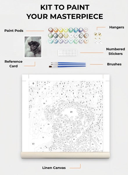 Custom Paint By Numbers Kit