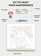 Custom Paint By Numbers Kit