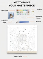Custom Paint By Numbers Kit