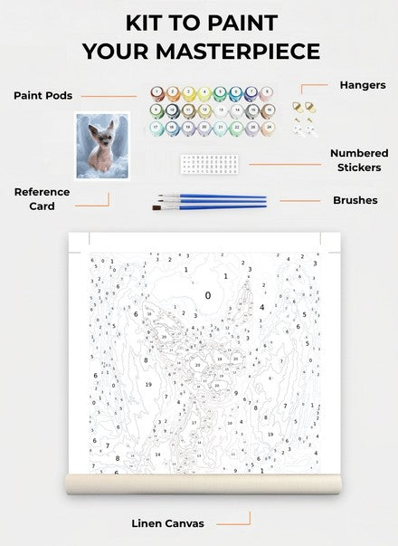 Custom Paint By Numbers Kit