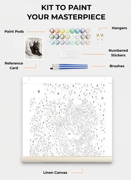 Custom Paint By Numbers Kit