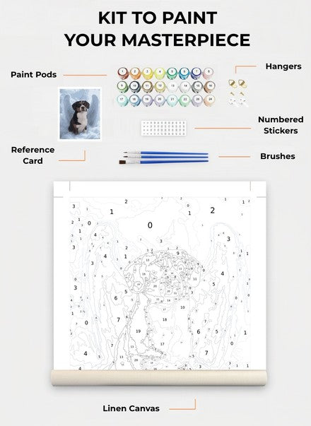 Custom Paint By Numbers Kit