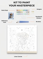 Custom Paint By Numbers Kit