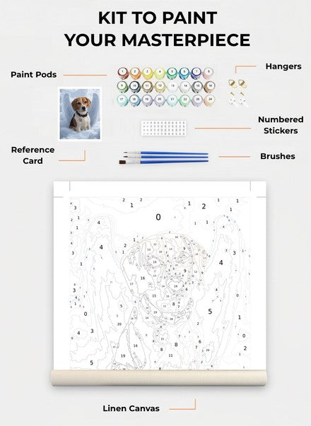 Custom Paint By Numbers Kit
