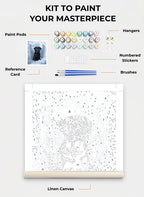 Custom Paint By Numbers Kit