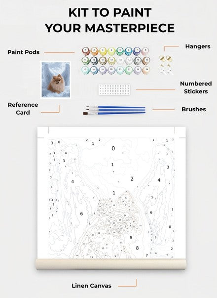 Custom Paint By Numbers Kit