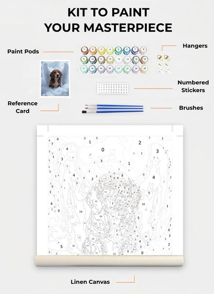 Custom Paint By Numbers Kit