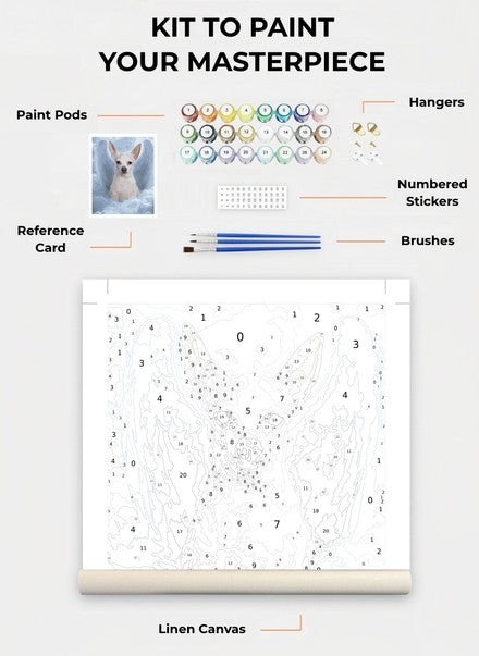 Custom Paint By Numbers Kit