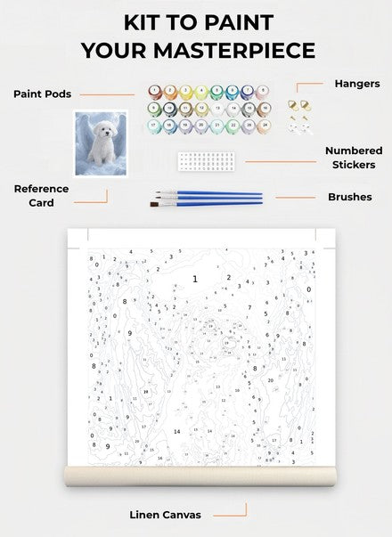 Custom Paint By Numbers Kit