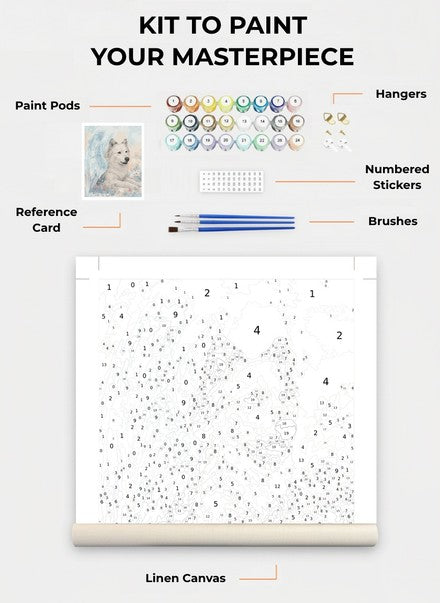 Custom Paint By Numbers Kit