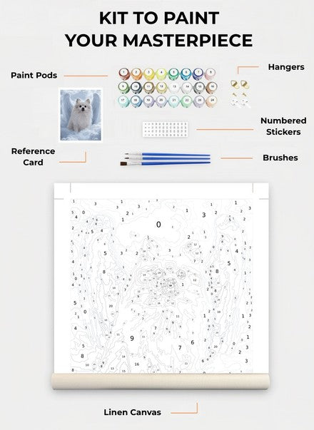Custom Paint By Numbers Kit