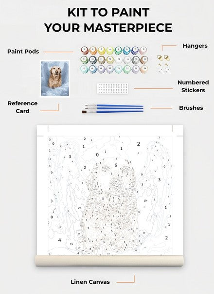 Custom Paint By Numbers Kit