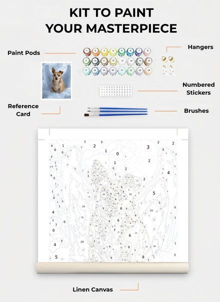 Custom Paint By Numbers Kit