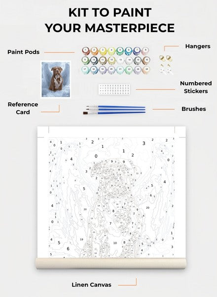 Custom Paint By Numbers Kit
