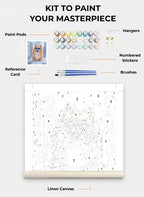 Custom Paint By Numbers Kit