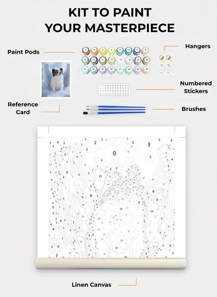 Custom Paint By Numbers Kit