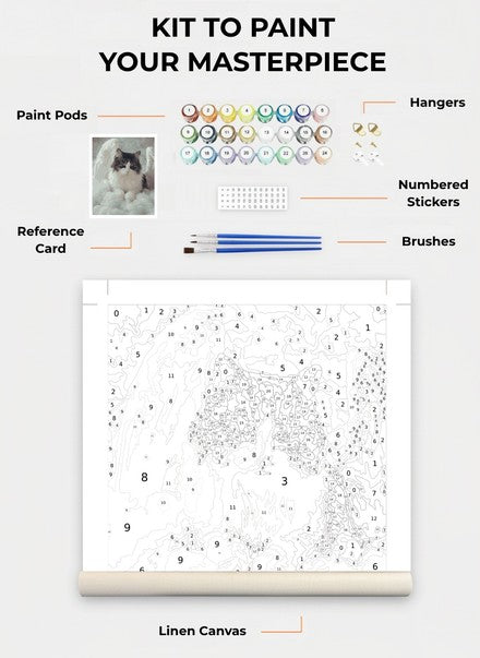 Custom Paint By Numbers Kit
