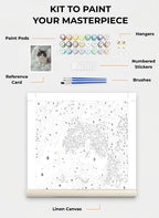 Custom Paint By Numbers Kit