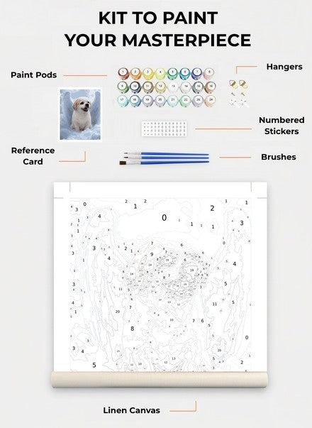Custom Paint By Numbers Kit