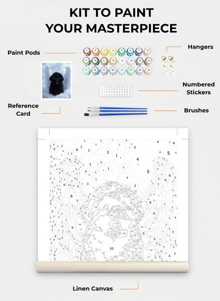 Custom Paint By Numbers Kit