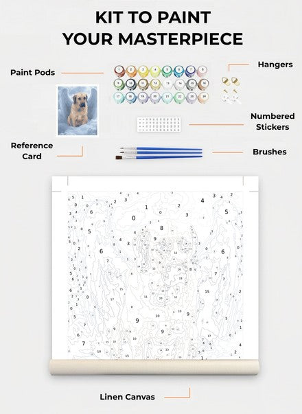 Custom Paint By Numbers Kit
