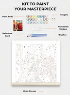 Custom Paint By Numbers Kit