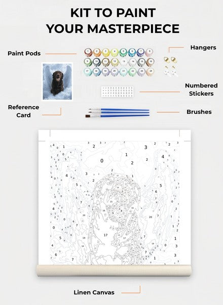 Custom Paint By Numbers Kit