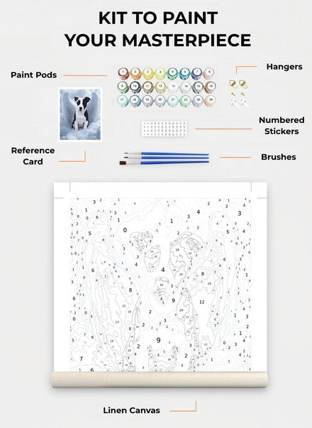 Custom Paint By Numbers Kit