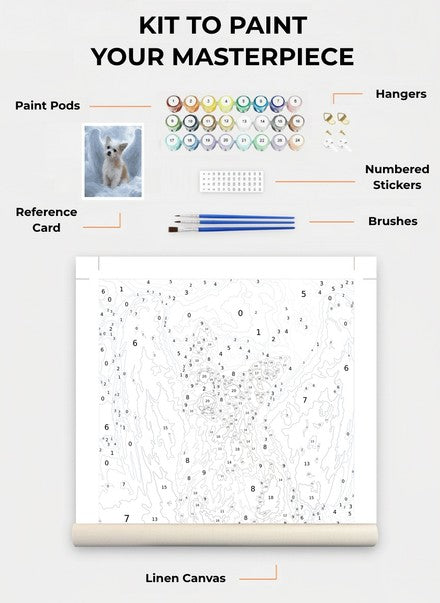 Custom Paint By Numbers Kit