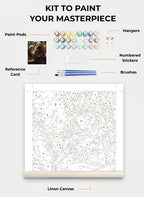 Custom Paint By Numbers Kit