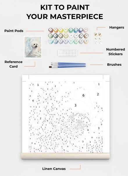 Custom Paint By Numbers Kit
