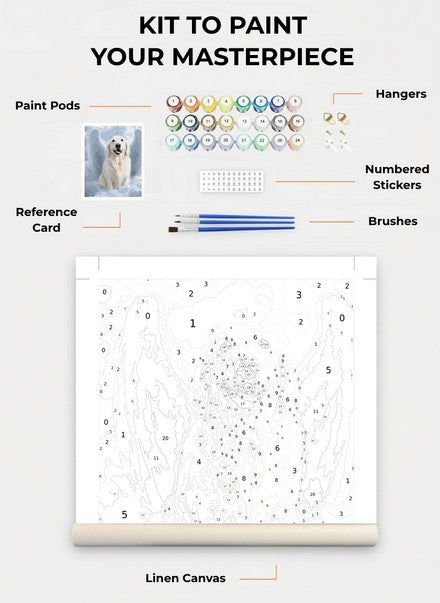 Custom Paint By Numbers Kit