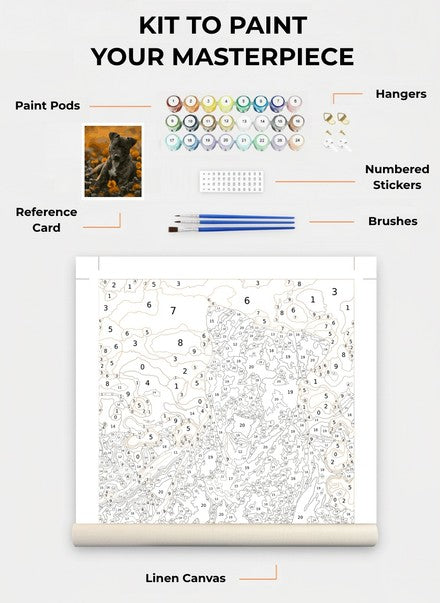 Custom Paint By Numbers Kit