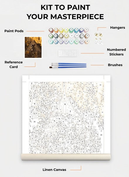 Custom Paint By Numbers Kit