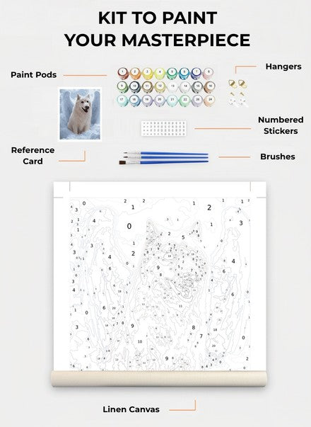 Custom Paint By Numbers Kit