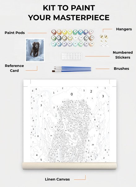 Custom Paint By Numbers Kit