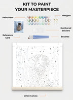 Custom Paint By Numbers Kit