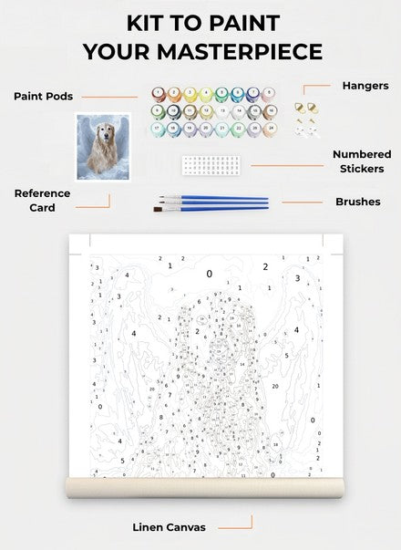 Custom Paint By Numbers Kit