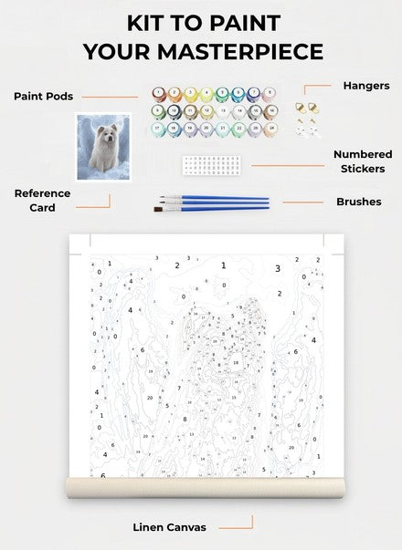 Custom Paint By Numbers Kit