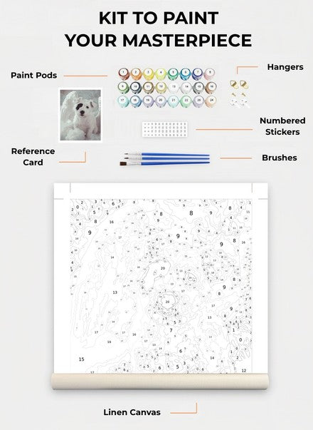 Custom Paint By Numbers Kit