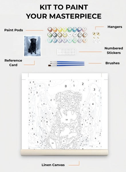 Custom Paint By Numbers Kit