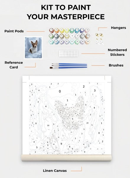 Custom Paint By Numbers Kit